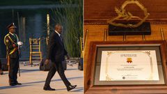 Former President Uhuru Kenyatta, was honored and awarded for his significant contribution to the peaceful settlement of the conflict in the northern part of Ethiopia.