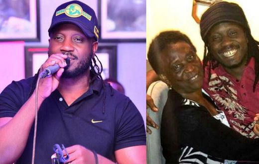Bebe Cool and his mother