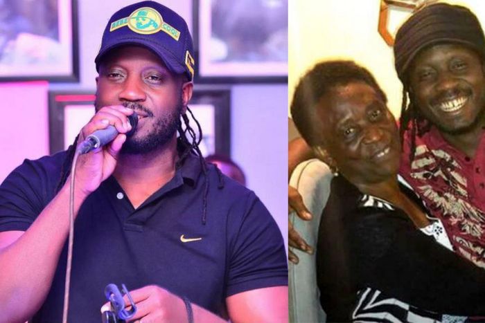 Bebe Cool and his mother