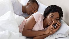Couple in bed