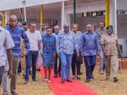 Deputy President Rigathi Gachagua and CS Kithure Kindiki at the Coast Region Conference on Illicit Alcohol and Narcotic Drugs Abuse held on February 26, 2024