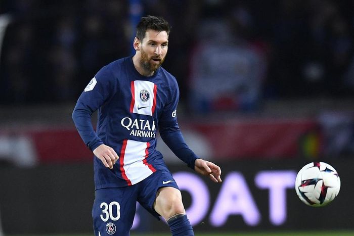 Lionel Messi in action for PSG