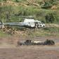 Pilots save driver from flooded river after tanker full of petrol was washed away in Galana Kulalu. Photo credits: Sheldrick Wildlife Trust