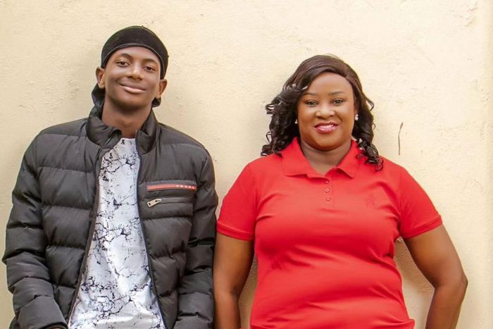 Kanze Dena and her son Amani