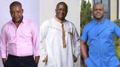 Emmanuel Mwashumbe, Ali Kauleni and Billy Miya