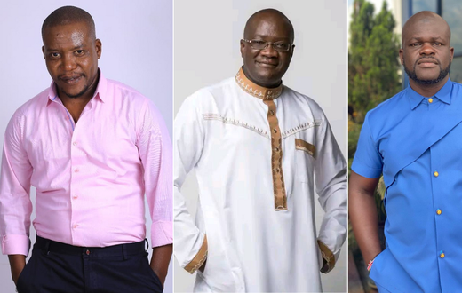 Emmanuel Mwashumbe, Ali Kauleni and Billy Miya