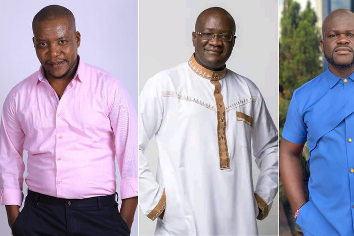 Emmanuel Mwashumbe, Ali Kauleni and Billy Miya