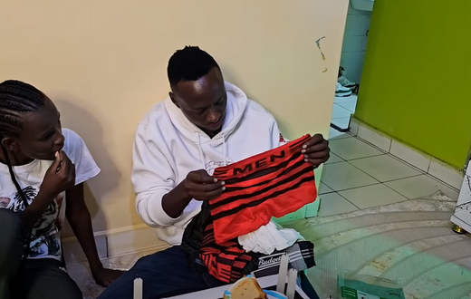 A screenshot of Comedian Dem Wa Facebook surprising Oga Obinna on his birthday