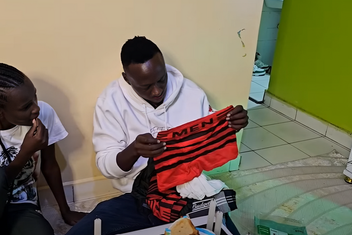 A screenshot of Comedian Dem Wa Facebook surprising Oga Obinna on his birthday