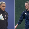 Keylor Navas (left) and Conor Gallagher