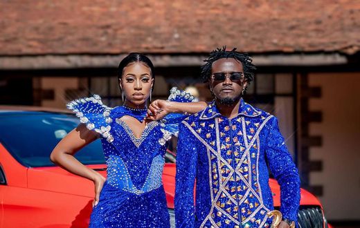 Diana Marua with her husband Kevin Bahati (Instagram)