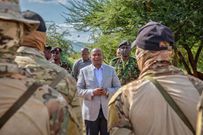 Interior CS Kithure Kinidiki in a meeting with security chiefs