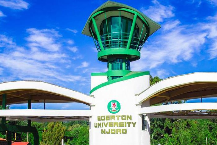 Egerton University main gate.