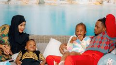 Diamond, Zari and their Kids Tiffah and Nillan