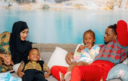 Diamond, Zari and their Kids Tiffah and Nillan