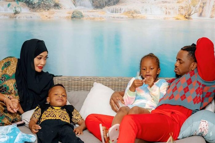 Diamond, Zari and their Kids Tiffah and Nillan