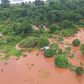 An aerial shot of a flooded area in Tana River County shared on November 19, 2023