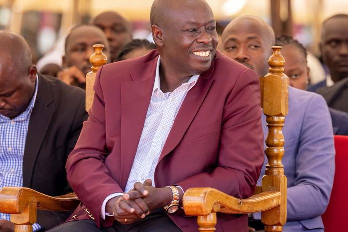 Deputy President Rigathi Gachagua at ACK Kapsabet Diocese during a Church Service on Sunday October 8, 2023