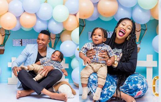 Vera Sidika & Brown Mauzo celebrating their son, Prince Ice Brown's birthday [Instagram]