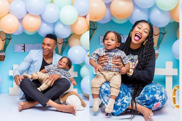 Vera Sidika & Brown Mauzo celebrating their son, Prince Ice Brown's birthday [Instagram]