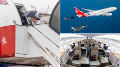 How the King travels: Inside the Royal Air Force VIP Voyager