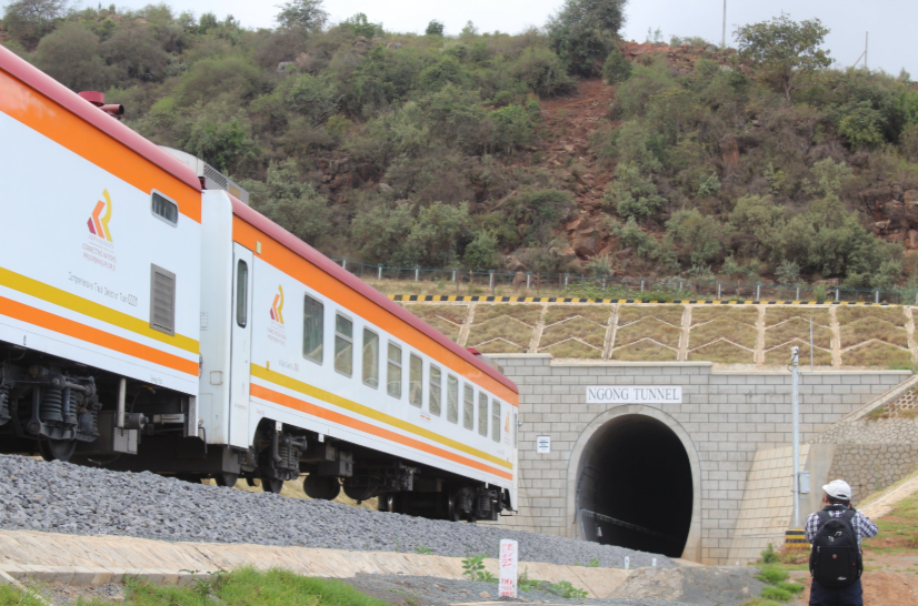 Nairobi-Naivasha SGR. (Twitter)