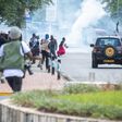 Protests ongoing at the Nairobi CBD