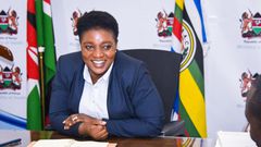 Health CS Susan Nakhumicha during a meeting in her office at Afya House