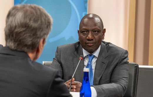 U.S. Secretary of State Antony J. Blinken with President William Ruto during a past meeting