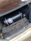 Car fitted with LPG