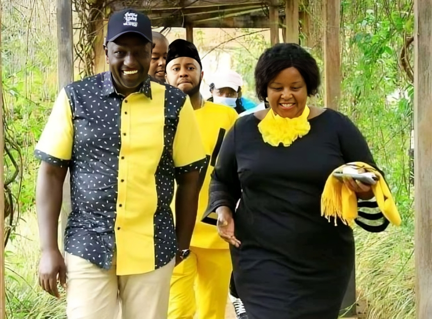 An image shared by Bishop Margaret Wanjiru showing her in the company of President William Ruto and other UDA politicians