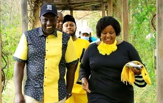An image shared by Bishop Margaret Wanjiru showing her in the company of President William Ruto and other UDA politicians