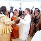 Mrs Ida Odinga and Mr Omosh