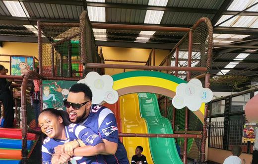 Betty Bayo and her husband Hiram Gitau