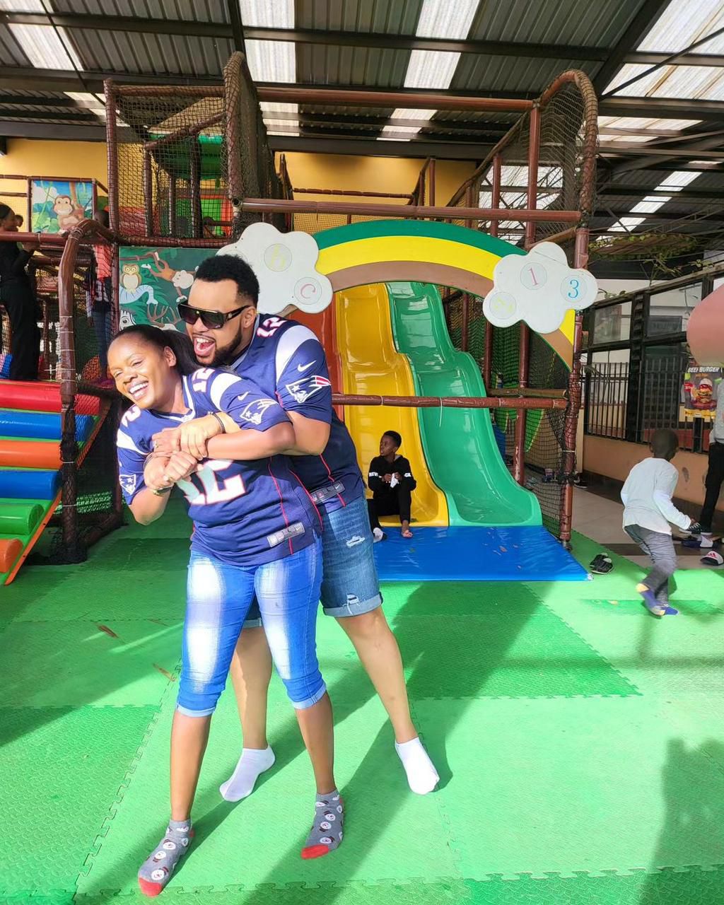Betty Bayo and her husband Hiram Gitau
