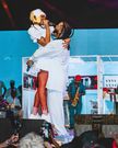 Diamond Platnumz with Zuchu on stage at Wasafi Festival in Arusha