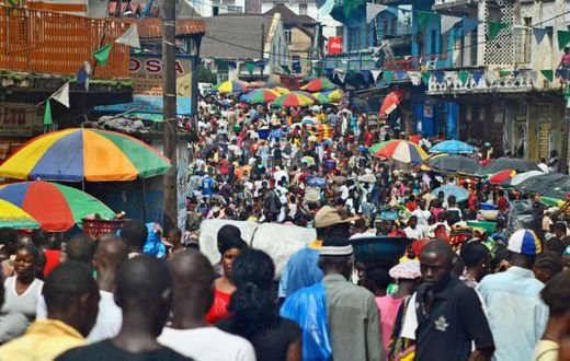 10 African countries with the highest population growth from 2022 to mid-2023