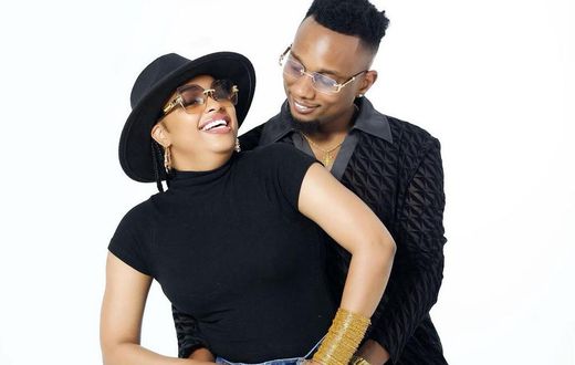 Billnass with his wife Nandy (Instagram)