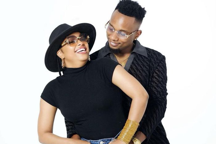 Billnass with his wife Nandy (Instagram)