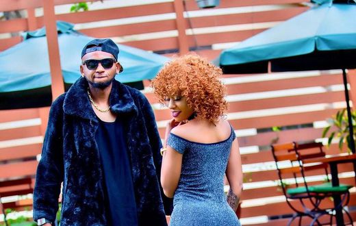 Colonel Mustafa and his ex-girlfriend Noti Flow during happier times