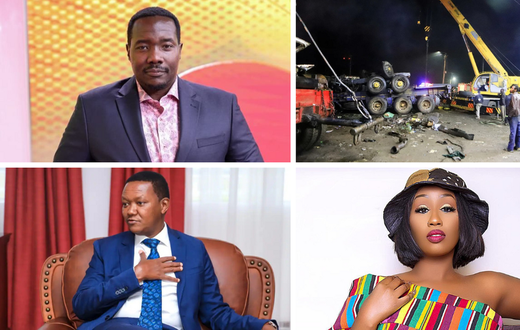 Willlis Raburu, CS Alfred Mutua, Victoria Kimani and the Londiani car crash