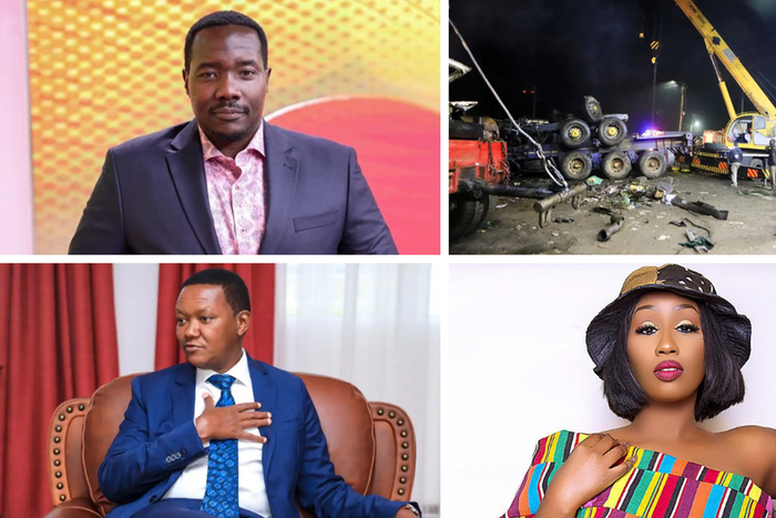 Willlis Raburu, CS Alfred Mutua, Victoria Kimani and the Londiani car crash