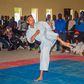Embakasi East MP Babu Owino practising Karate at the Moi International Sports Centre, Indoor Arena