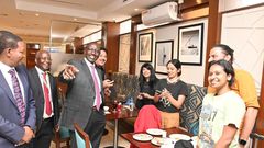 President William Ruto conducted an impromptu inspection at the Jomo Kenyatta International Airport (JKIA) on Monday evening August 21, 2023