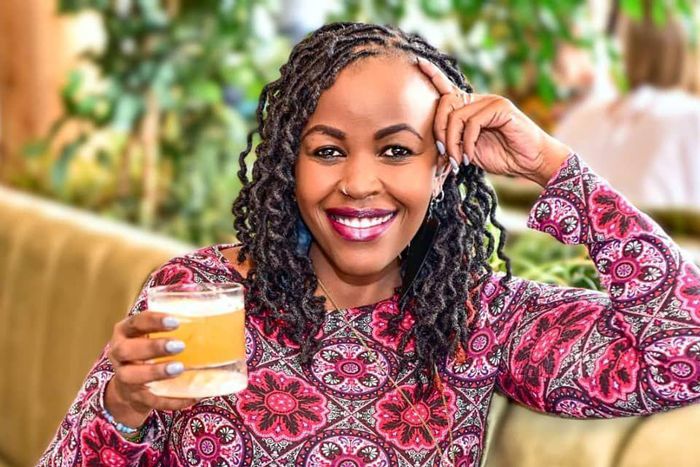 Maryanne Mumbi, the president of Women Who Whisky-Nairobi Chapter