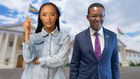 Liz Jackson and CS Alfred Mutua