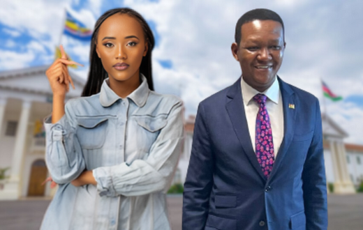 Liz Jackson and CS Alfred Mutua