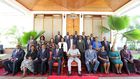 President William Ruto chairs Cabinet meeting at Kisumu State Lodge on October 9, 2023