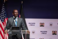President William Ruto addressing business executives in Atlanta U.S.
