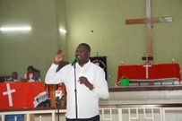 Mbeere North MP Geoffrey Kariuki Ruku during a church service at the ACK Cathedral, Siakago Embu County on May 28, 2023